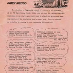 AHS Band All State 1962 church directory